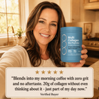 Collagen Peptides Powder 20oz - Grassfed Protein Supplement - Advanced with 18 Essential Amino Acids