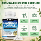 Complejo de Magnesio 8-en-1 · 1000mg · 90 Cápsulas